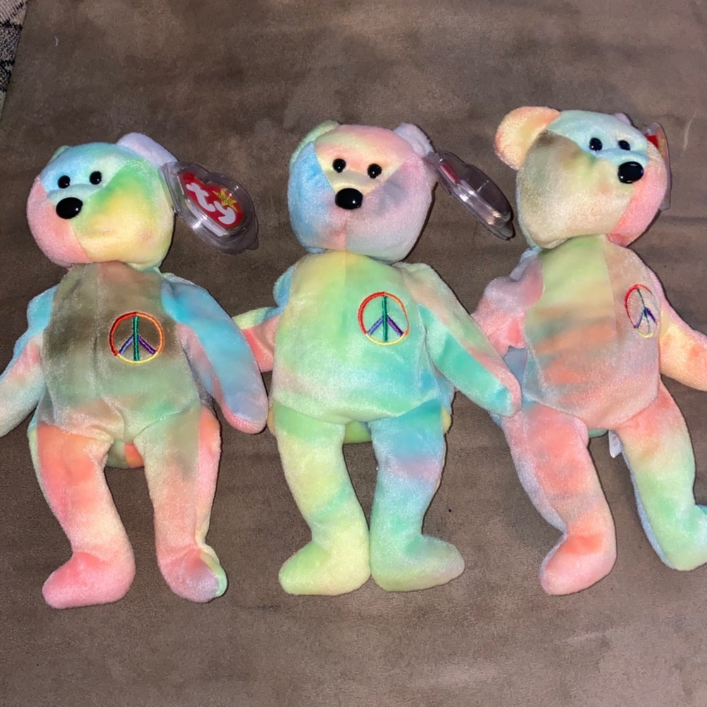 Peace Ty beanie babies